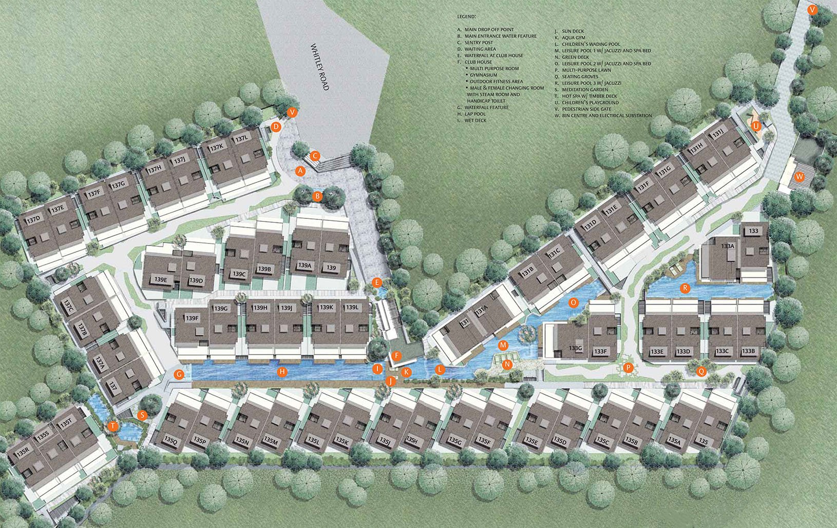 The Whitley Residences Site Plan