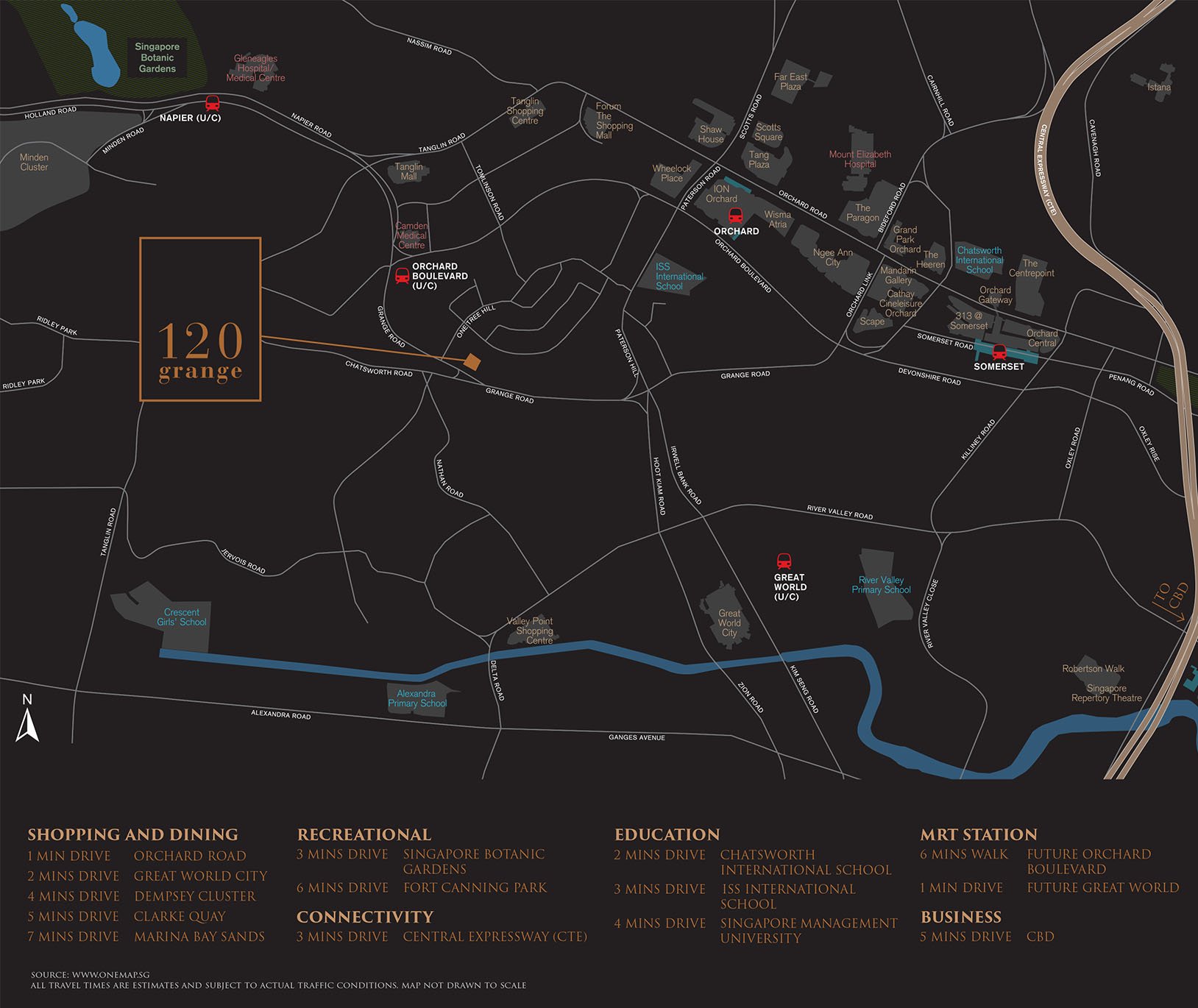 120 Grange Location Map - Singapore