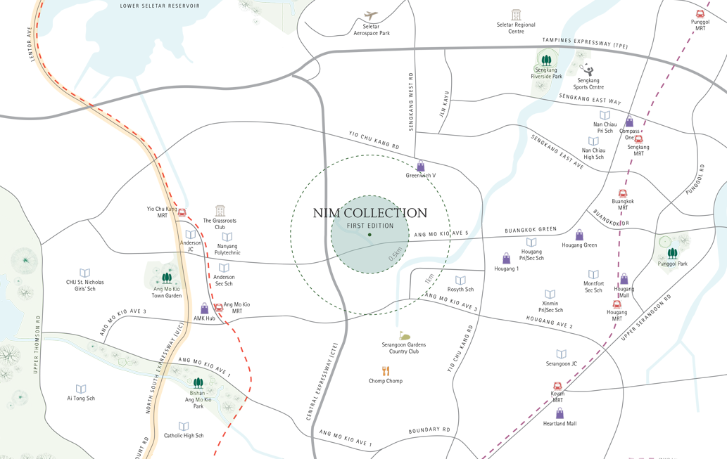Nim Collection Location Map - Singapore