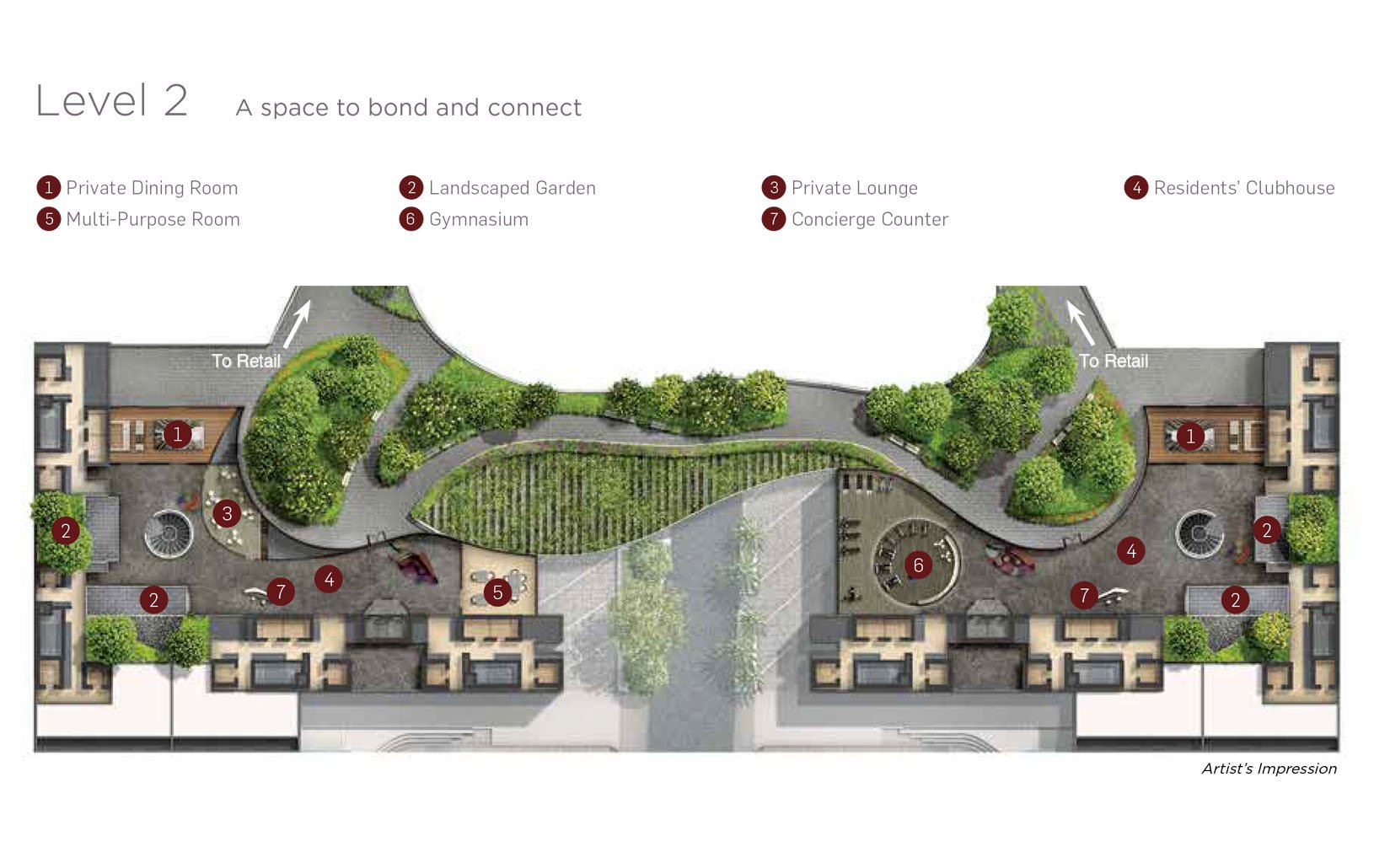 Marina One Residences Level 2 - Site Plan