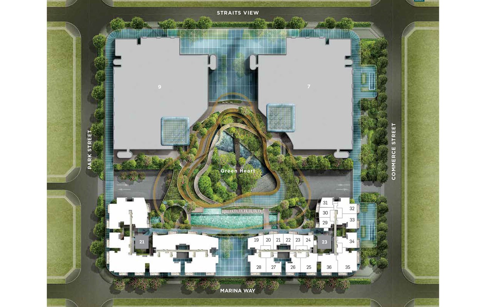 Marina One Residences Site Plan