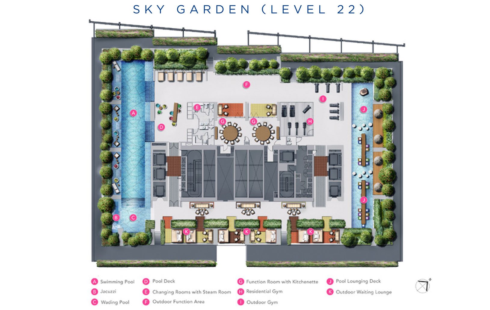 South Beach Residences Sky Garden - Level 22