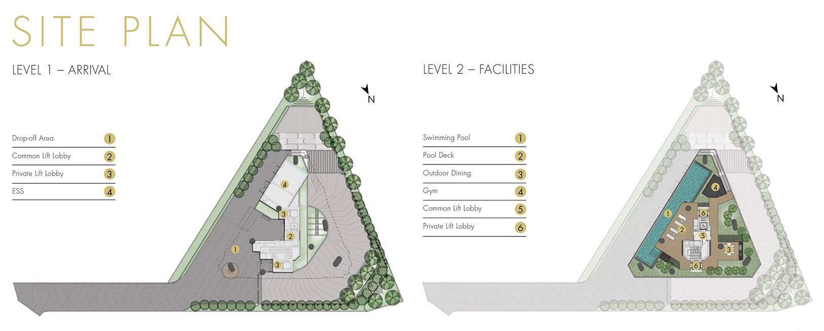 One Draycott Site Plan