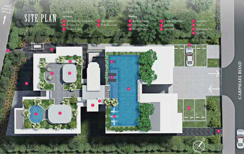 Carpmael Thirty-Eight Facilities Site Plan