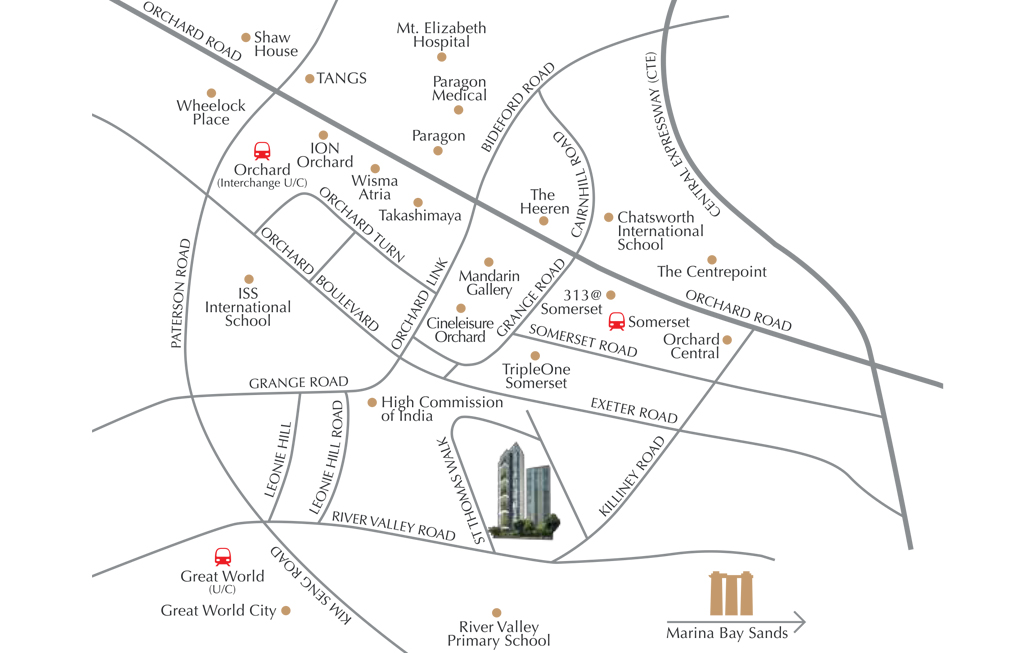 8 St Thomas Location Map