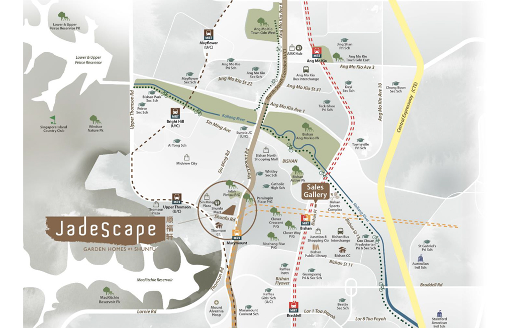 Jadescape Location Map - Singapore