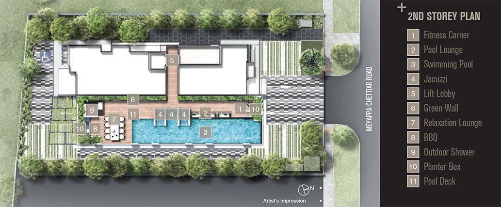 The Addition Site Plan