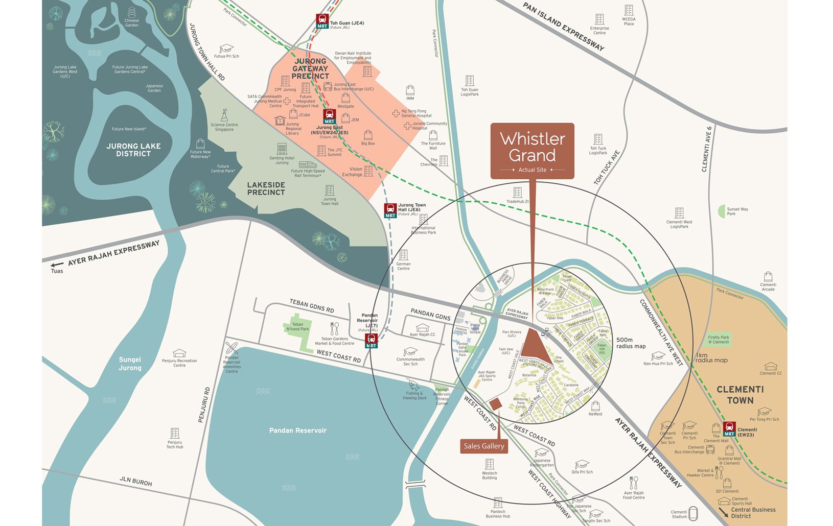 Whistler Grand Location Map - Singapore