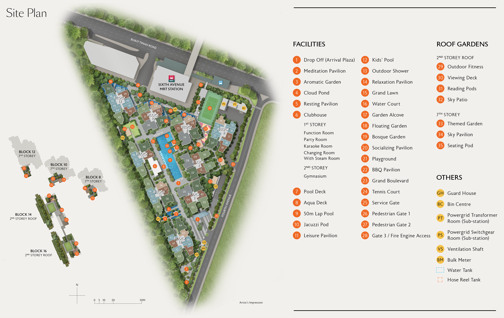 Fourth Avenue Residences Site Plan