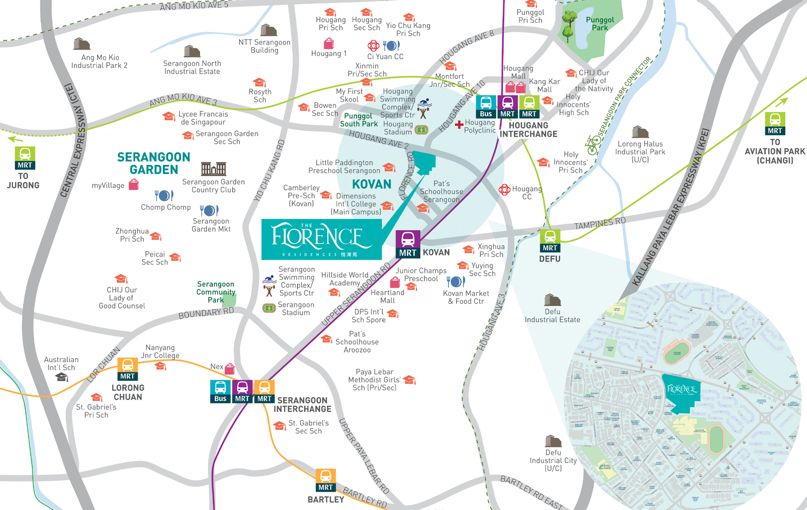 The Florence Residences Location Map