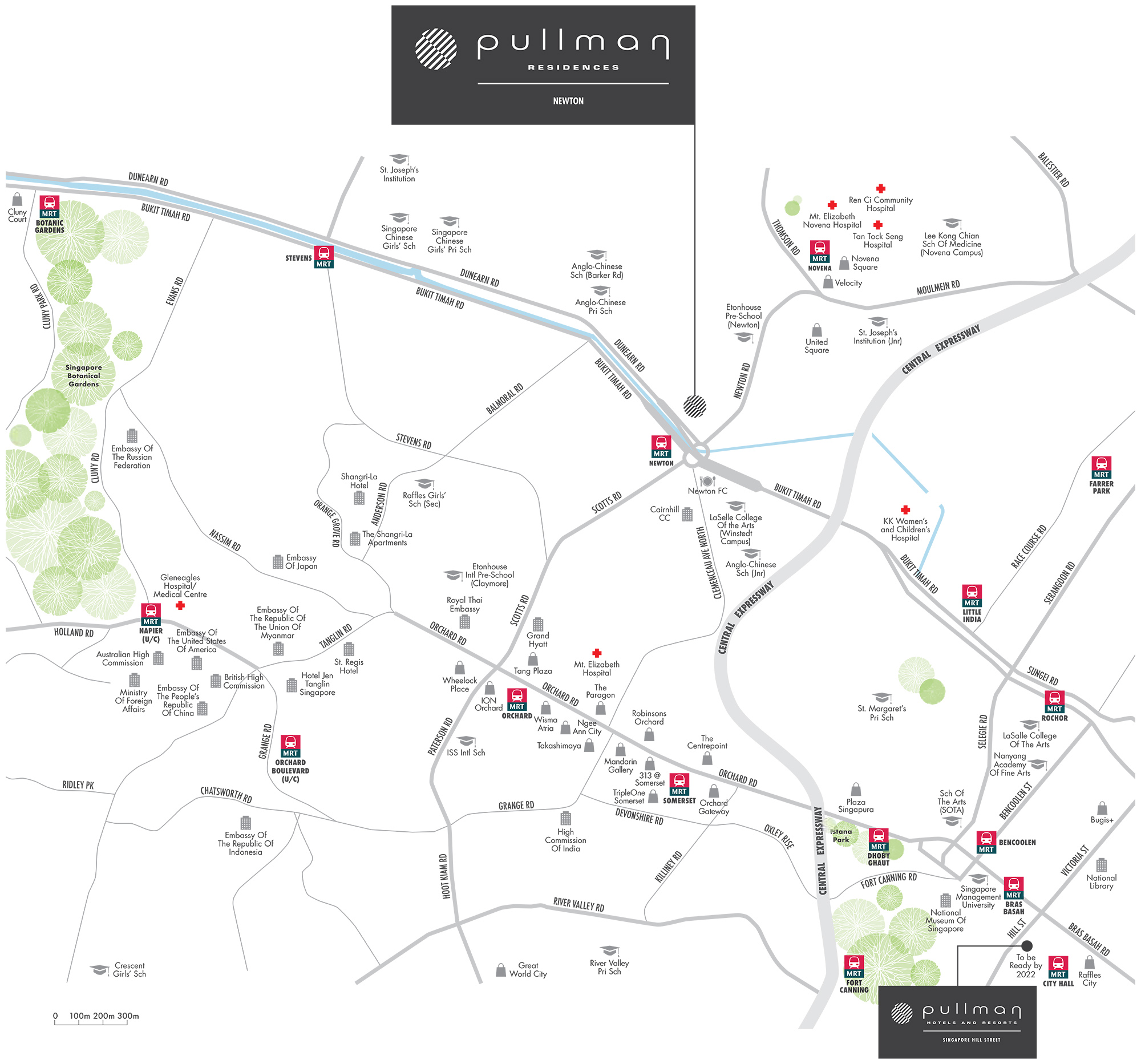 new-condo-singapore-pullman-residences-newton-location-map