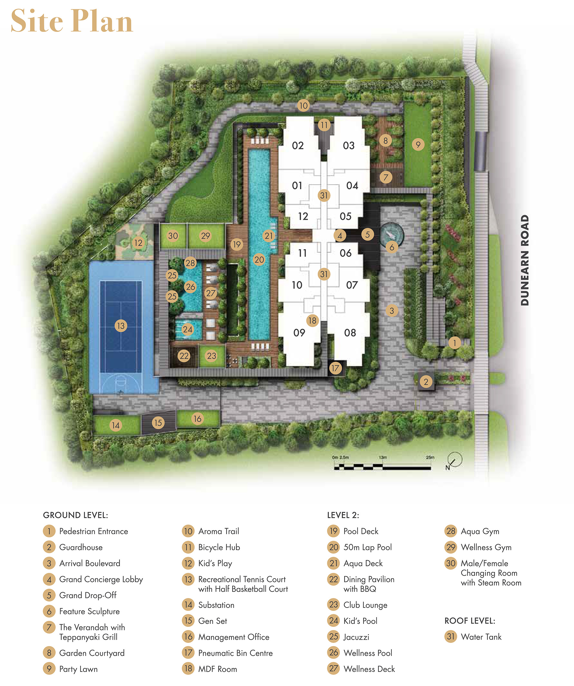new-condo-singapore-pullman-residences-newton-site-plan