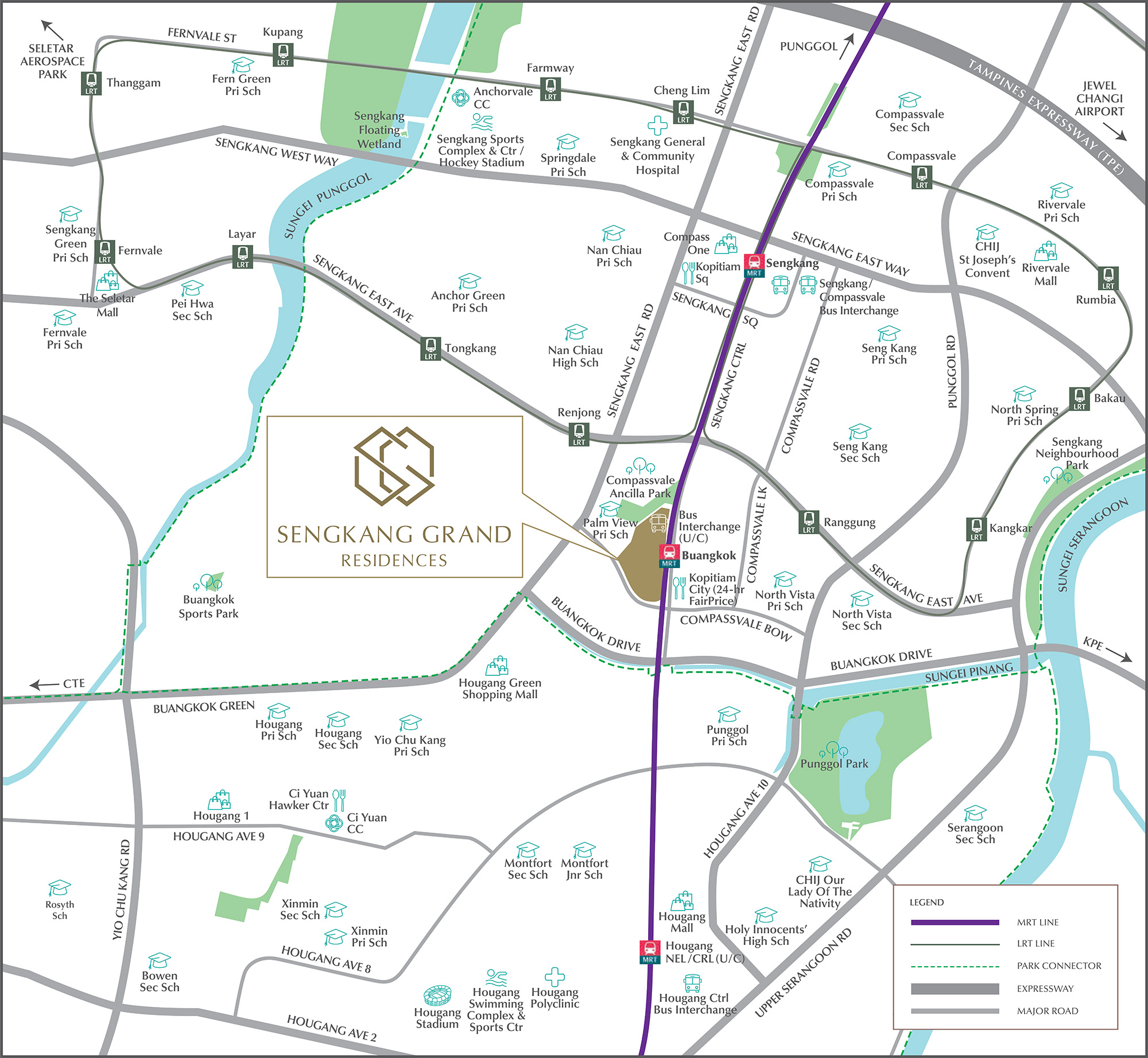 new-condo-singapore-sengkang-grand-residences-location-map