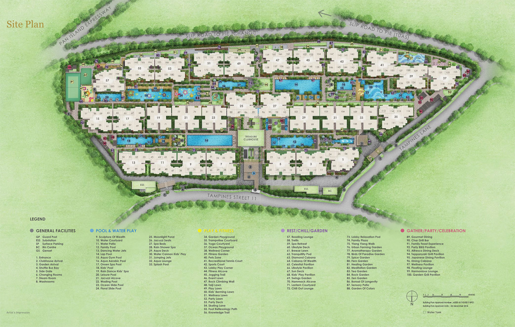 new-condo-singapore-treasure-at-tampines-site-plan