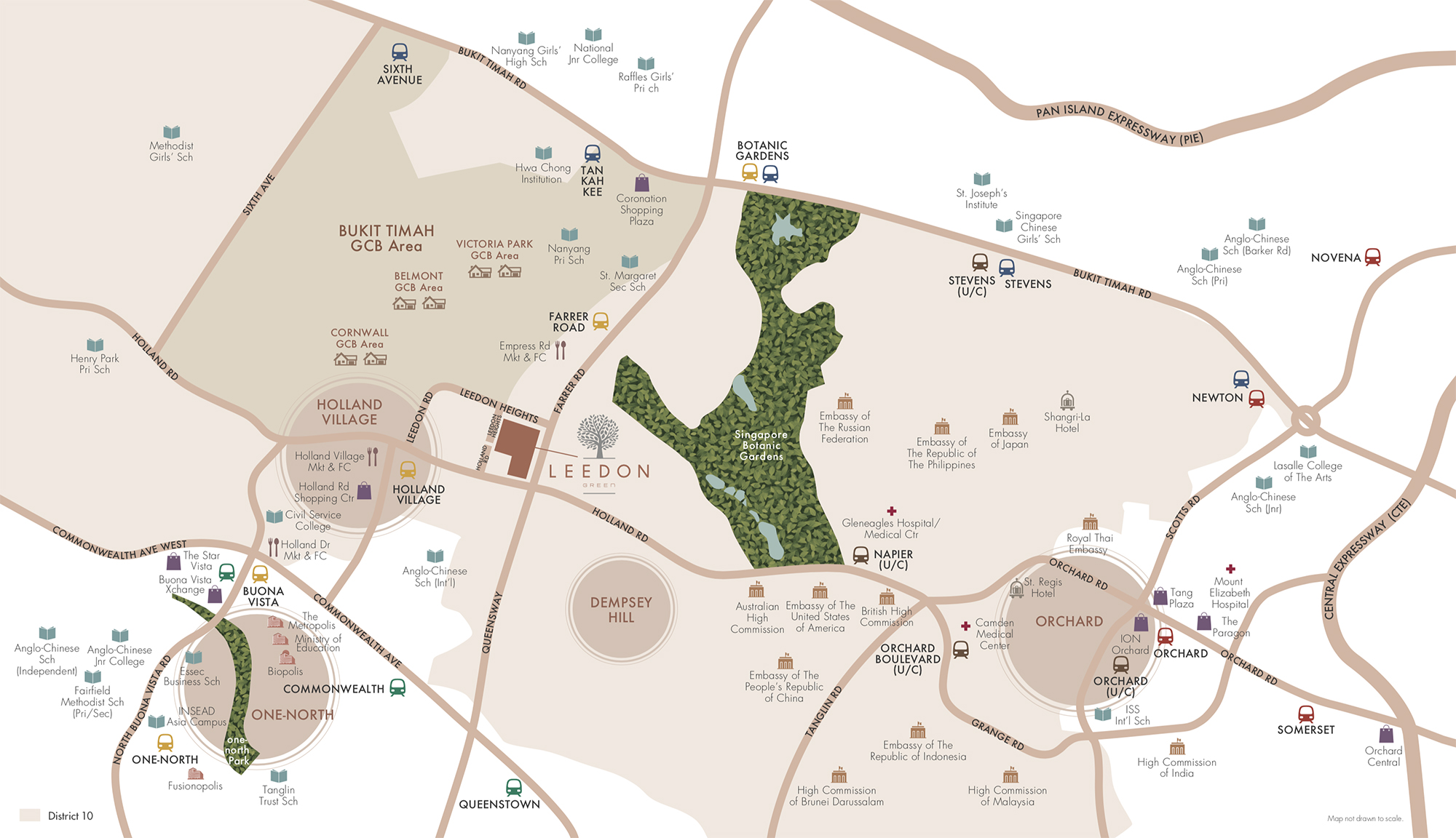new-condo-singapore-leedon-green-location-map