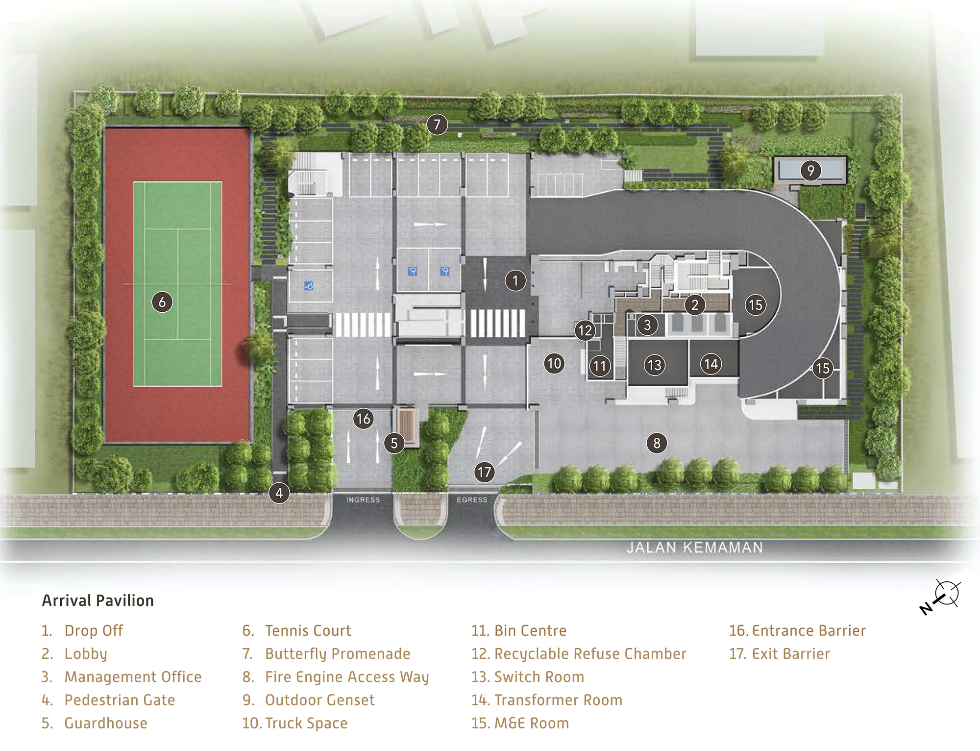 new-condo-singapore-verticus-facilities-site-plan