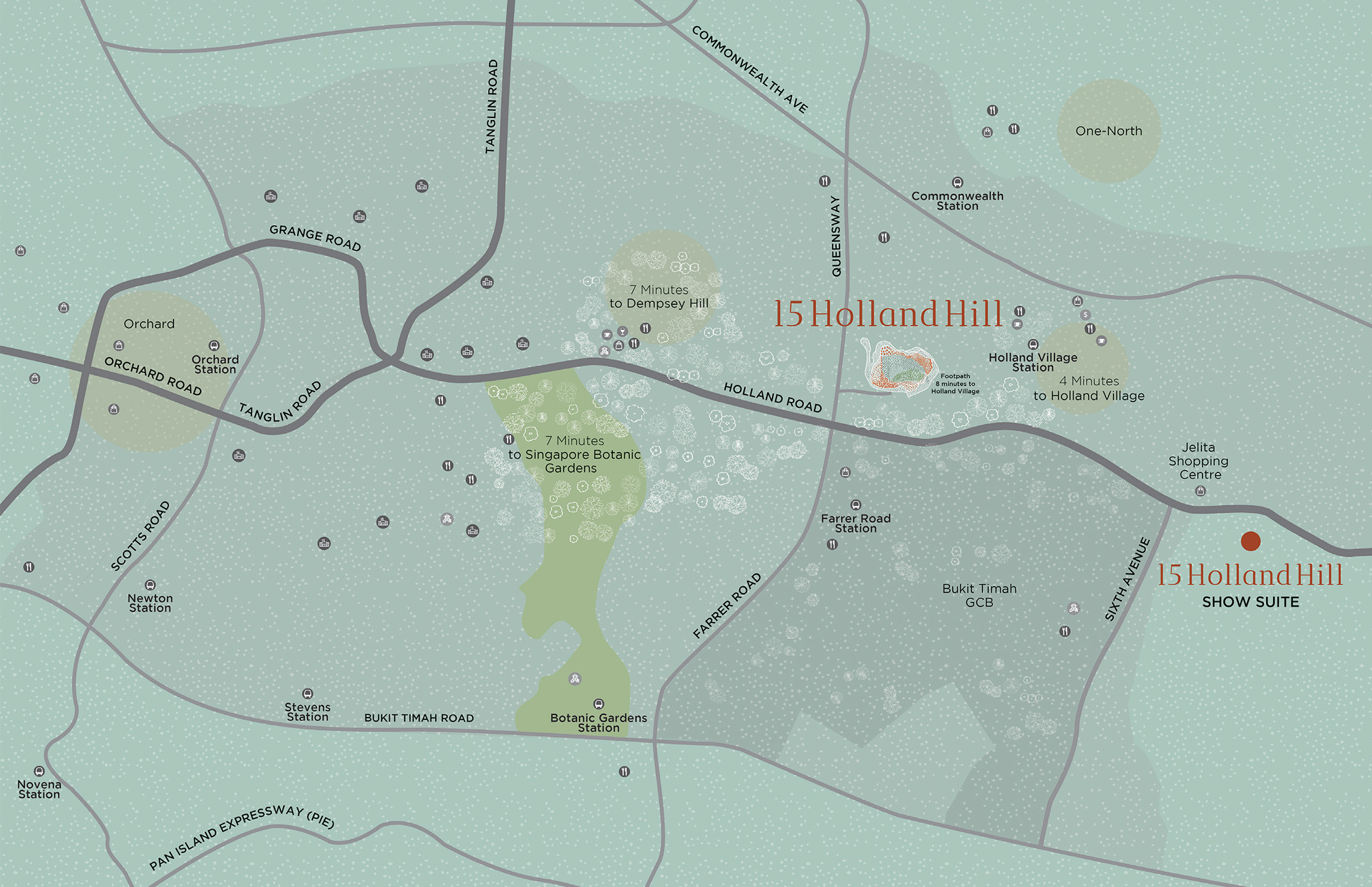 new-condo-singapore-15-holland-hill-location-map