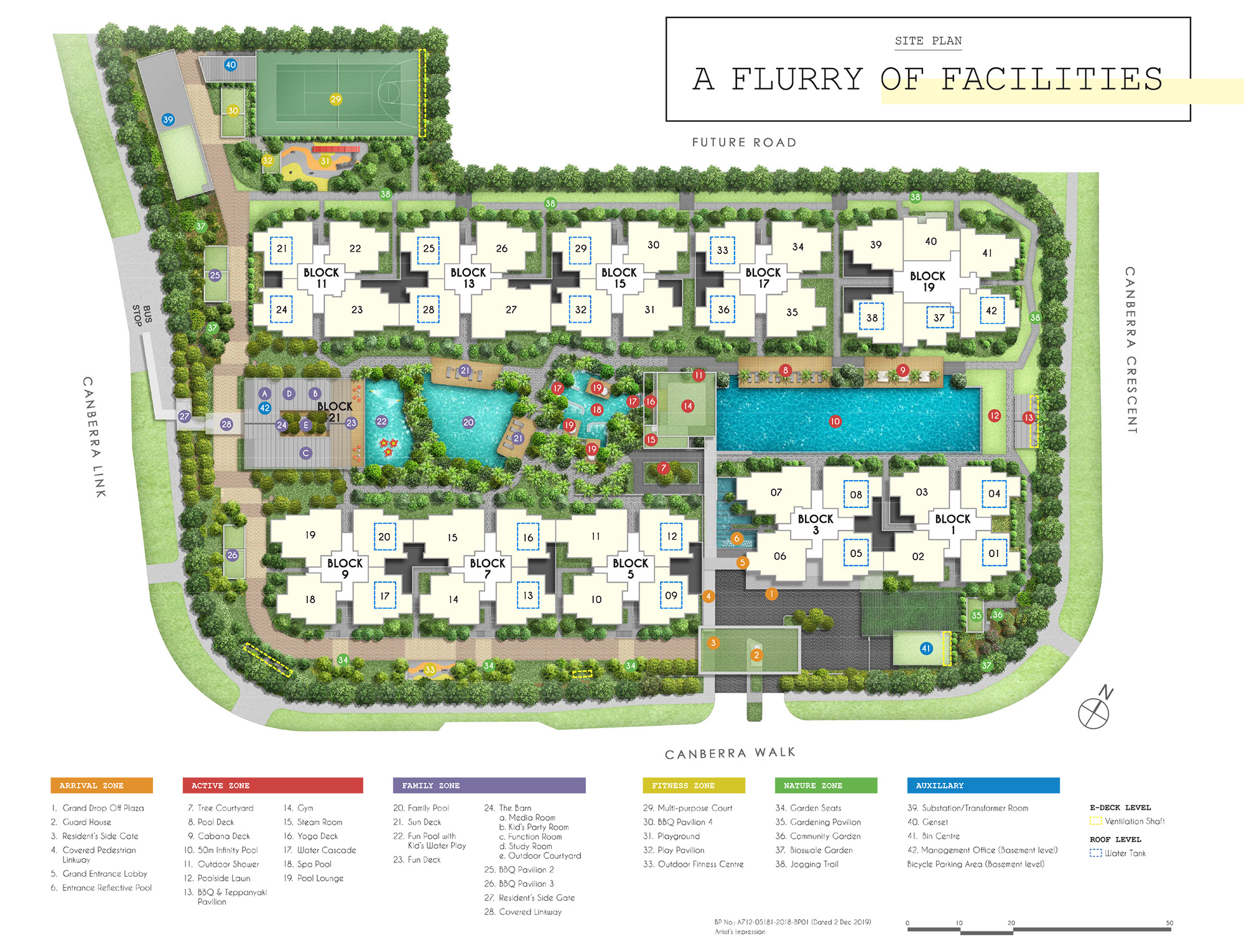 new-condo-singapore-parc-canberra-site-plan