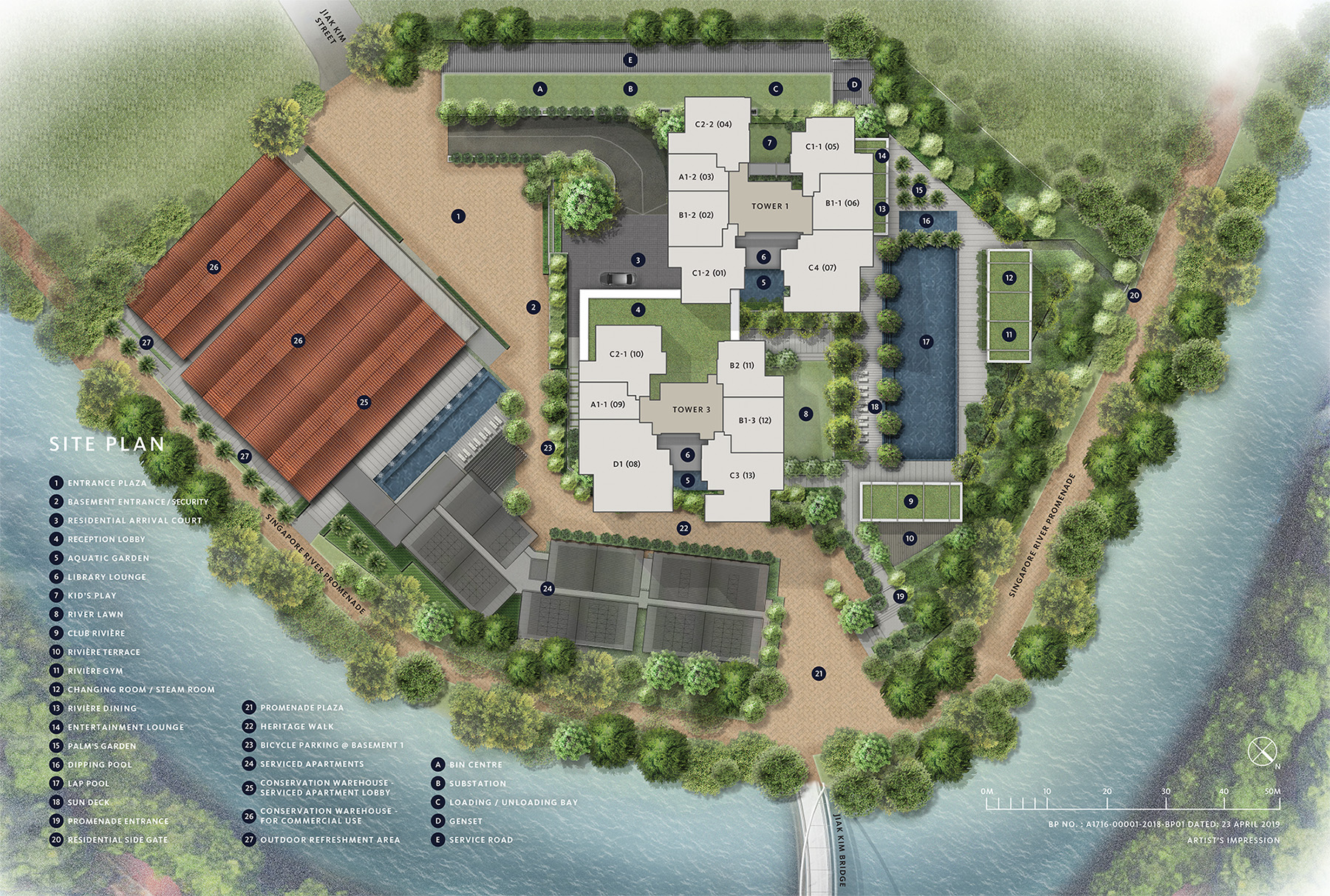 new-condo-singapore-riviere-site-plan