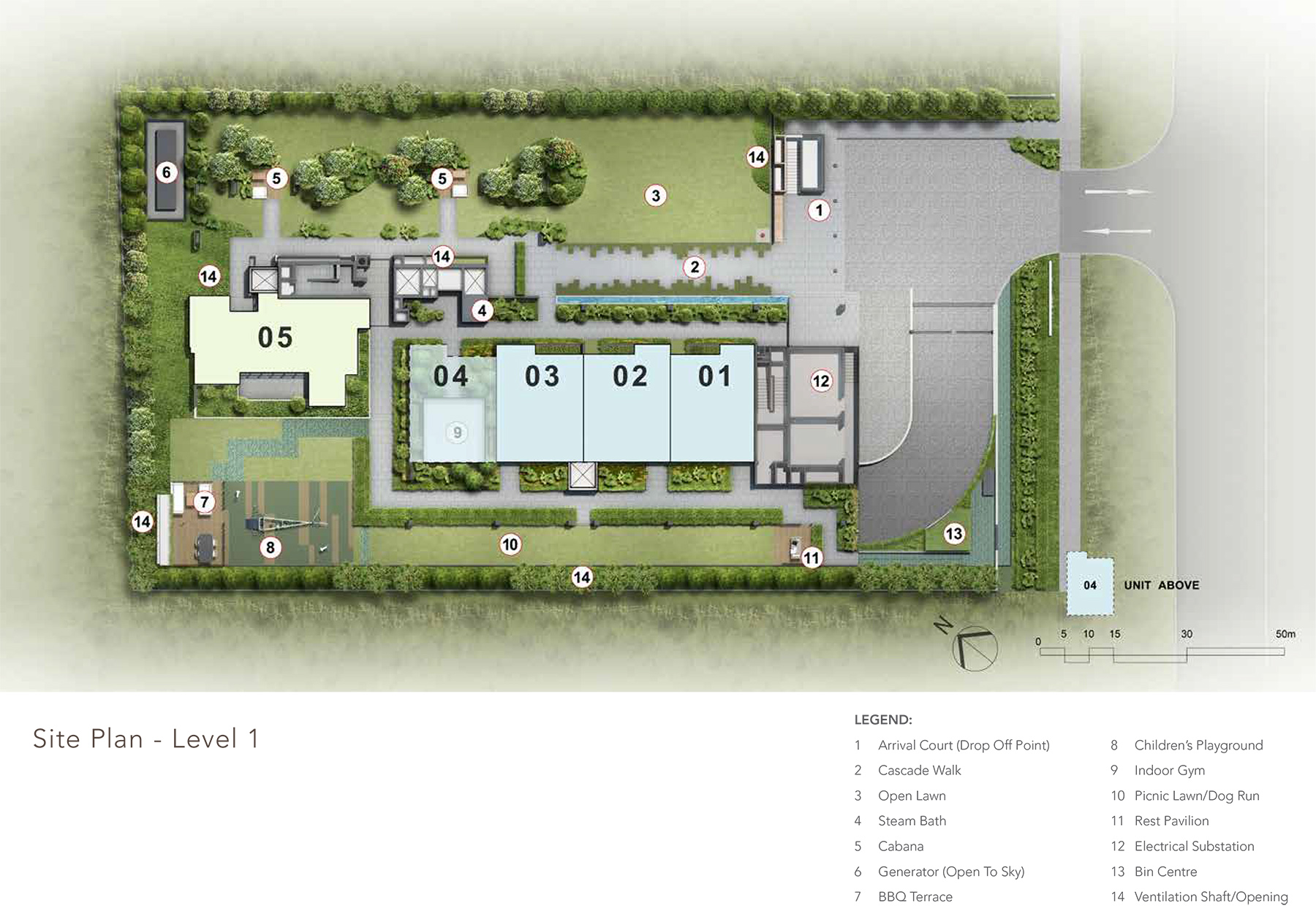 sloane-residences-level-1-site-plan-new-condo-singapore