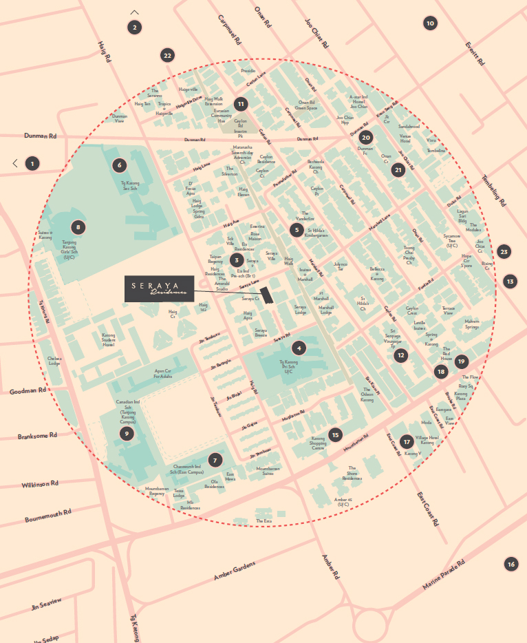 Seraya-Residencesnew-condo-singapore-location-map