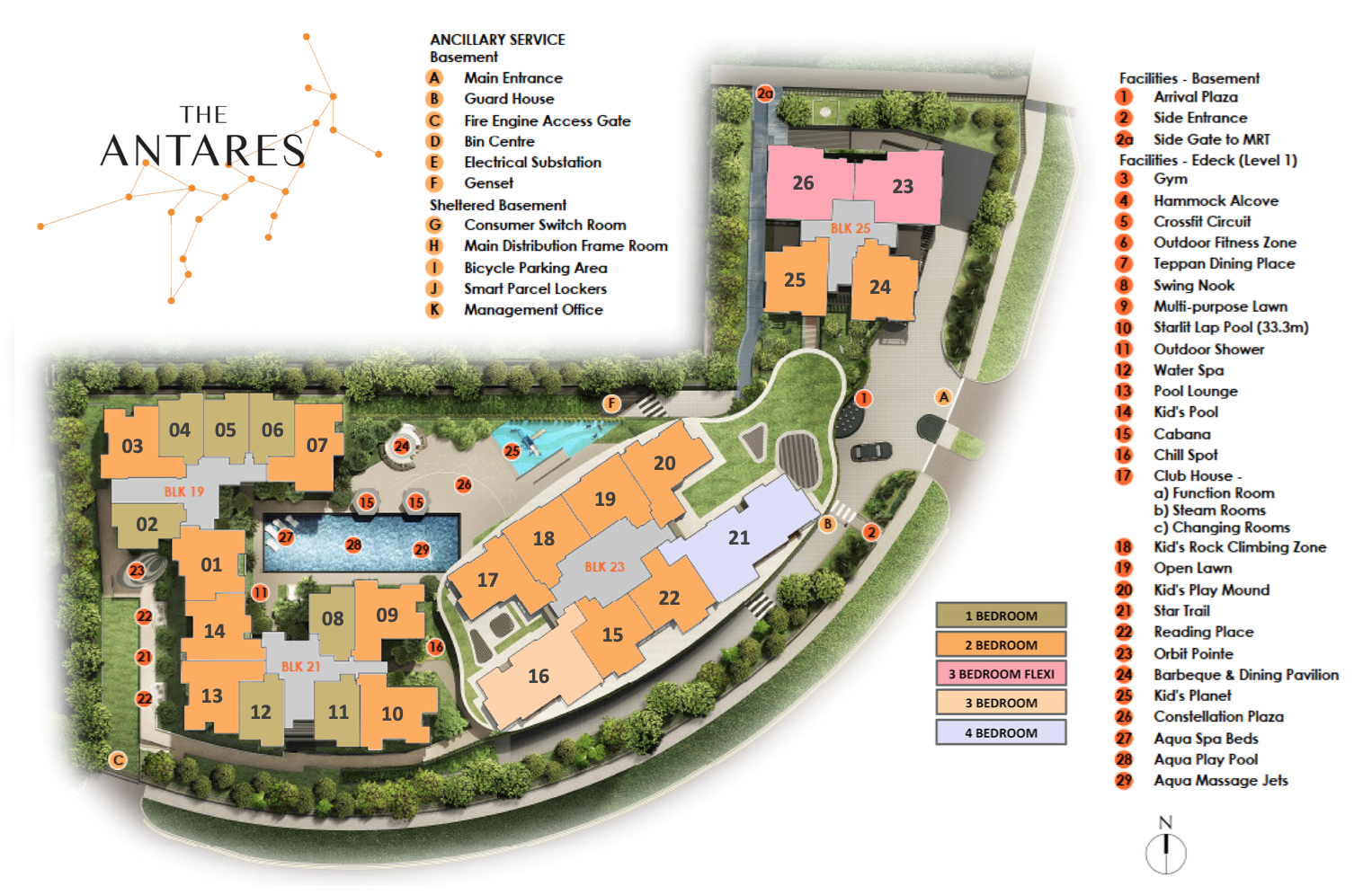 The-Antares-new-condo-singapore-site-plan