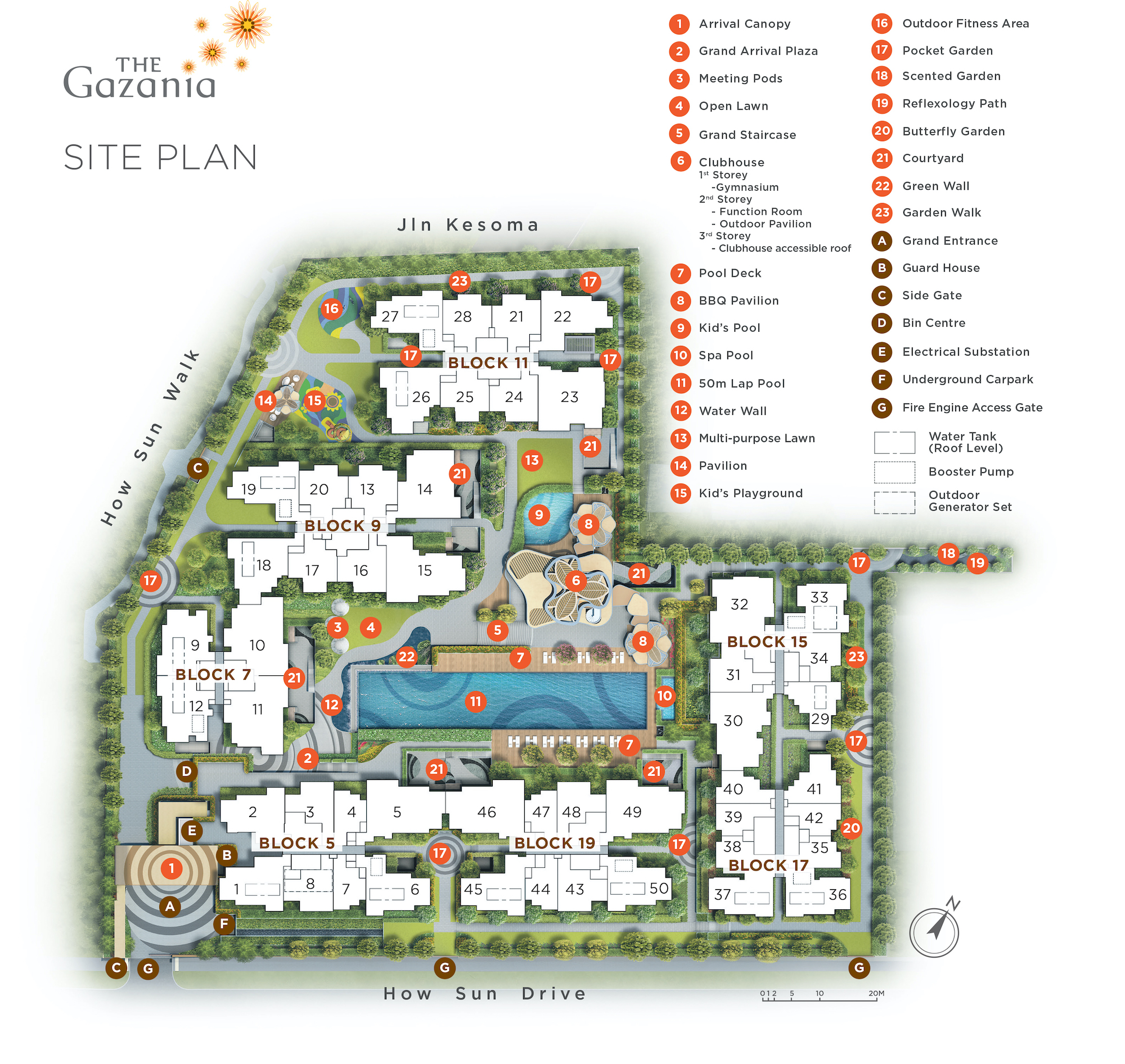 The-Gazania-new-condo-singapore-site-plan-1