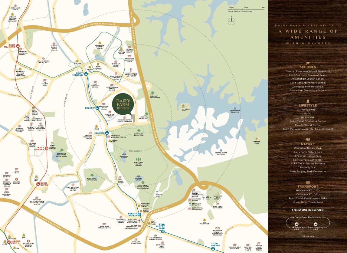 Dairy-Farm-Residences-new-condo-singapore-location-map