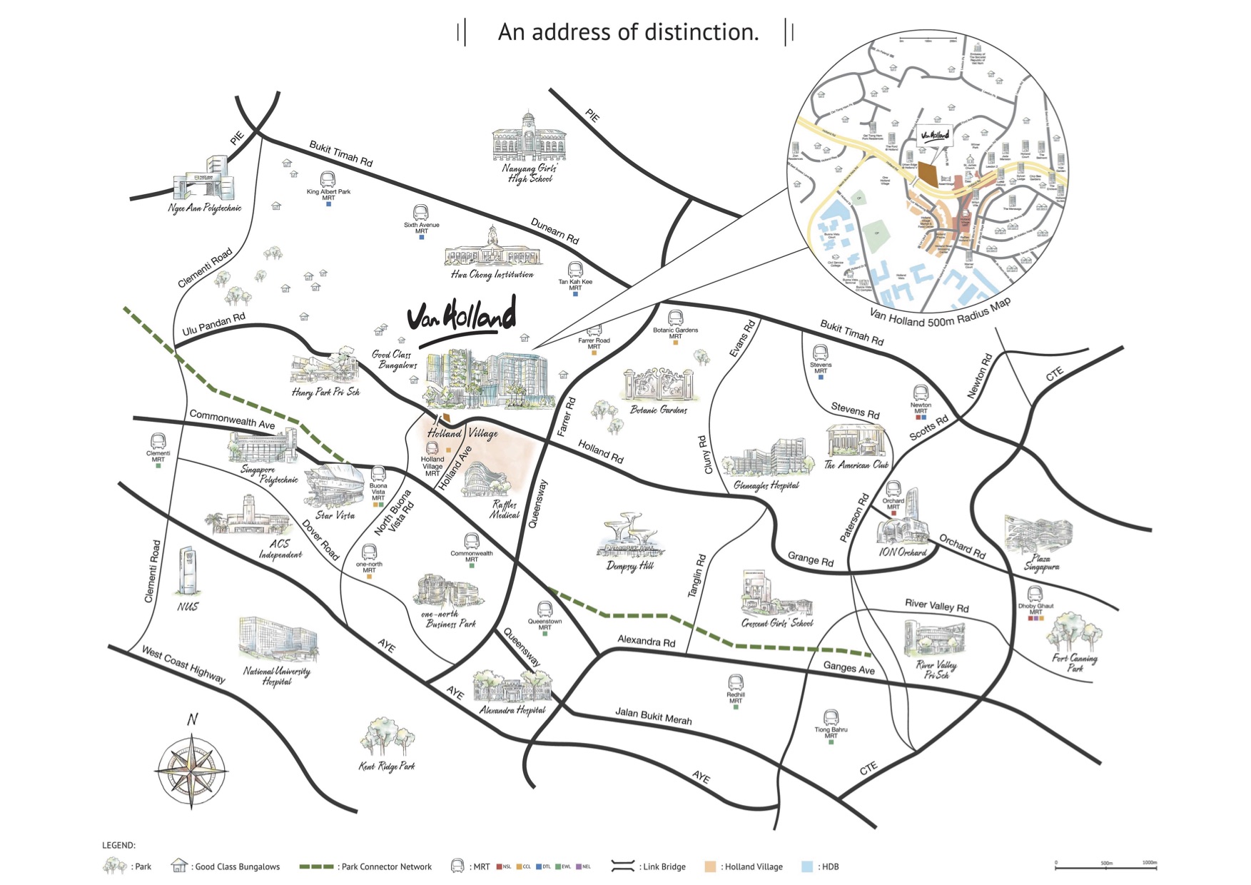 Van-Holland-new-condo-singapore-location-map